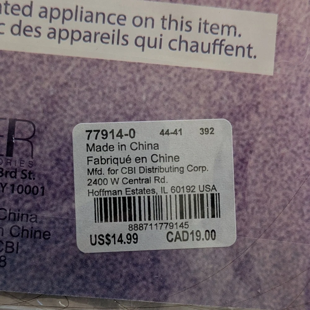 BRAND NEW Claire's Disney Encanto Pink/Purple Bow Barrett Hair Extension